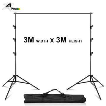 A1Pro 3x3 Meter Background Stand Support Kit - Arahan Photo